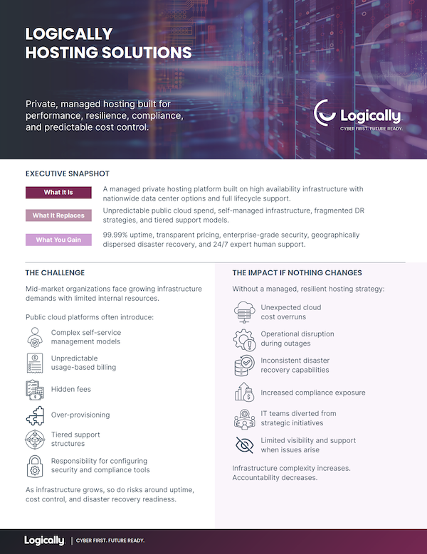 hosting solutions data sheet