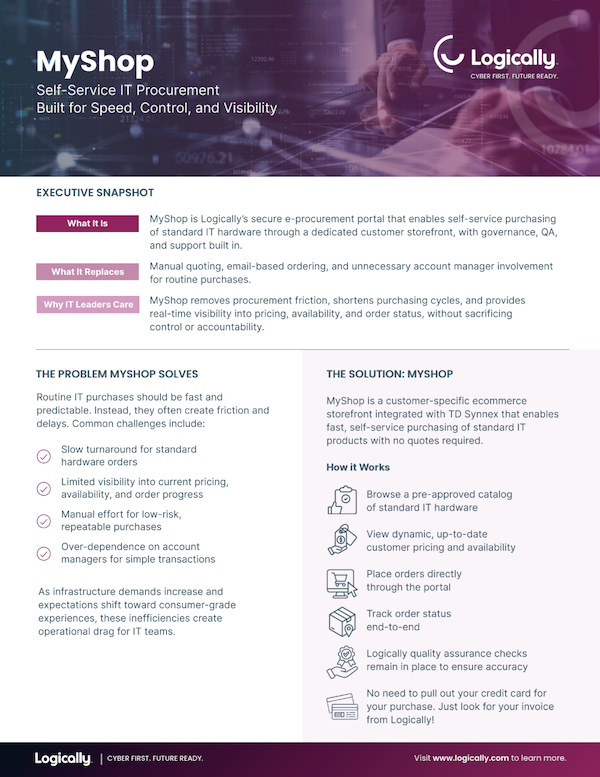 MyShop Self-Service IT Procurement