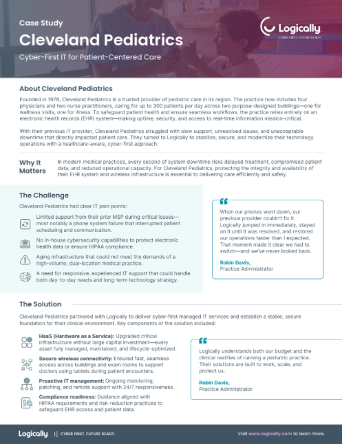 Cleveland Pediatrics case study cover