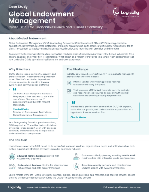 Global Endowment Management (GEM) case study cover
