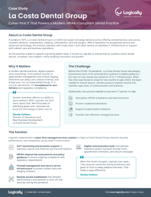 La Costa Dental Group case study cover