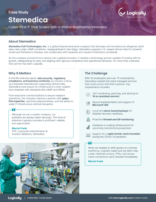 Stemedica Cell Technologies, Inc. case study cover